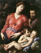 BRONZINO, Agnolo Holy Family  g Sweden oil painting reproduction